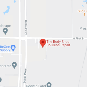 The Body Shop Prosper map